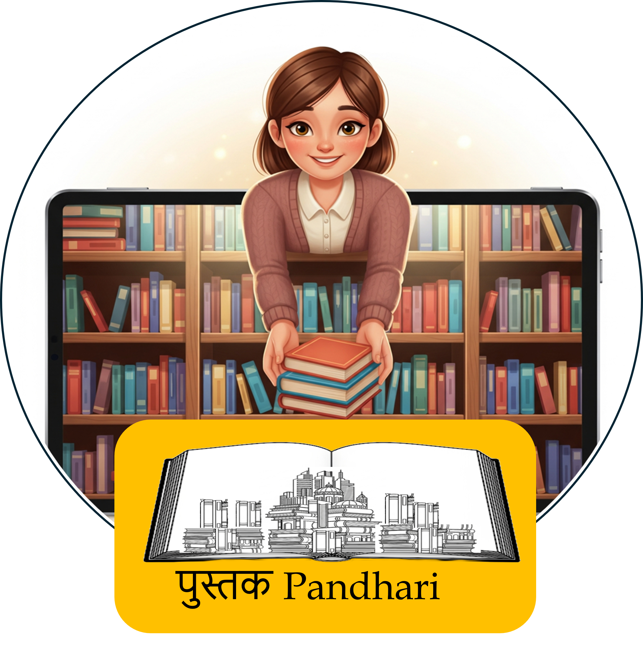 Pustak Pandhari Logo